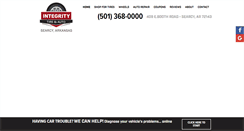 Desktop Screenshot of integritytireauto.com